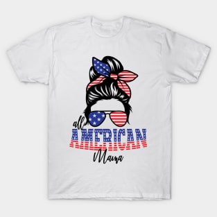 4th of July All American Mama T-Shirt